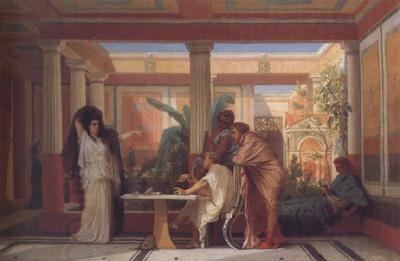 Alma-Tadema, Sir Lawrence Gustave Boulanger,The Rehearsal in the House of the Tragic Poet (mk23) China oil painting art